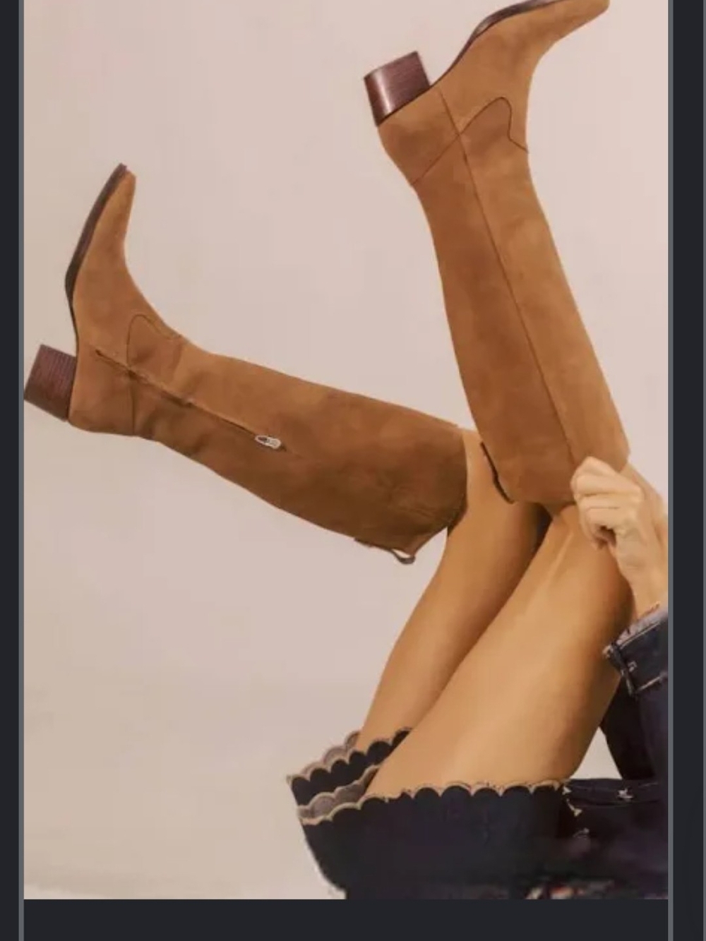 Dolce Vita Virona H2O Brown Suede Tall Wide Calf Boot